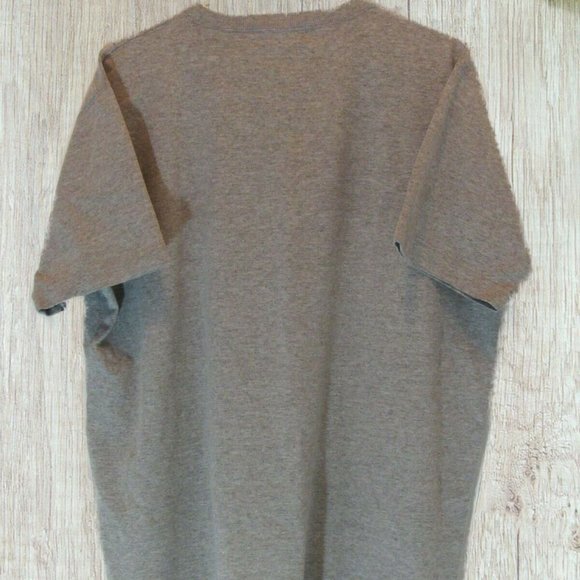 Vintage Eddie Bauer T-Shirt Heavy Spell Out Logo Athletic Grey Never Worn XL EUC - Picture 4 of 4